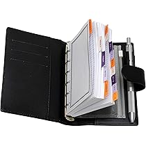日用品まとめ売り Amazon.co.jp: タキザワ ペン日本製エコB7牛革ミニシステム手帳